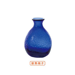 日本津輕 藍色耐熱清酒壺 190cc