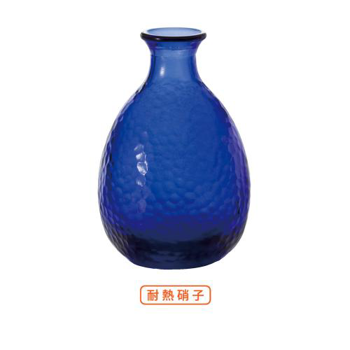 日本津輕 藍色耐熱清酒壺 260cc